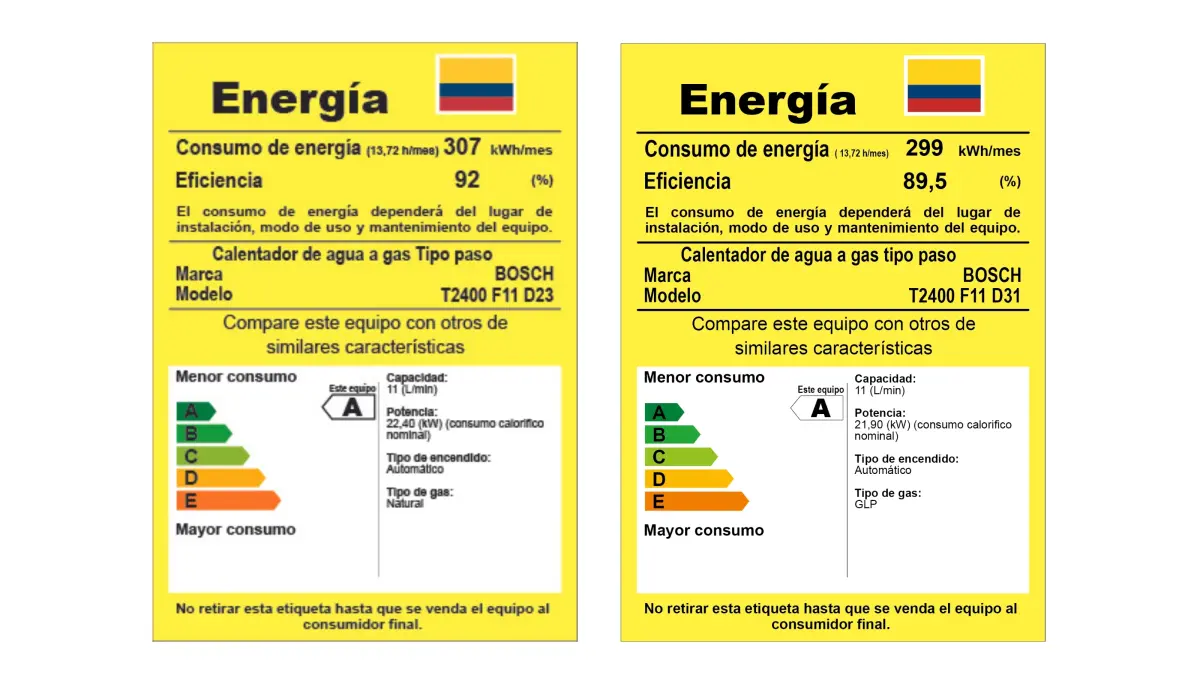 Calentador Bosch Instant Therm 2400 F 11 Litros - Imagen 4