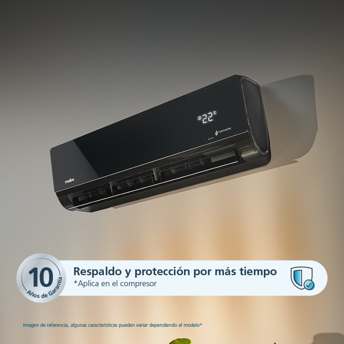 Aire Acondicionado Mabe Inverter Premium 24000 BTU 220V MMI24CDMCCC10 – ambientada garantia
